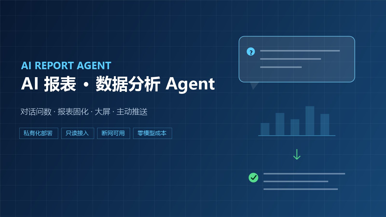 AI 报表 · 数据分析 Agent